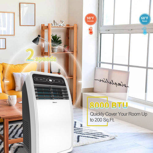 Shinco 8000 BTU Portable Air Conditioner for 200 Square Feet with